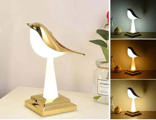アビオラ– 鳥のライト付きテーブルランプ