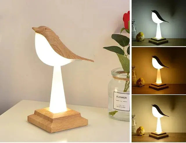 アビオラ– 鳥のライト付きテーブルランプ