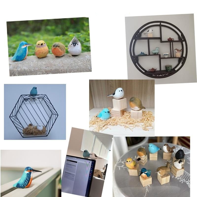 ティンバーテイルズ - ユニークな木製の鳥