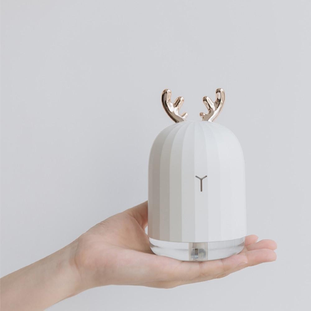 アントレラ - 柔らかな光を放つかわいい鹿の角型加湿器