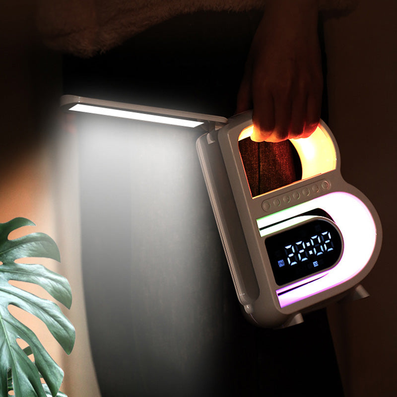 ビートグロー - RGBライトとワイヤレススピーカーを備えたスマート目覚まし時計