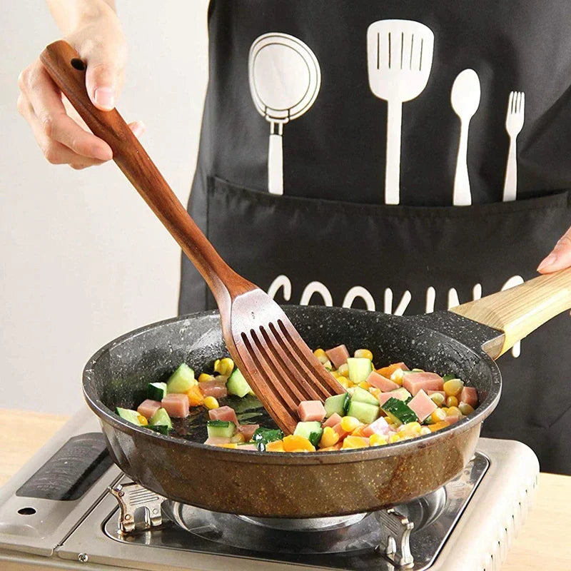 エコシェフ - チーク材調理器具セット